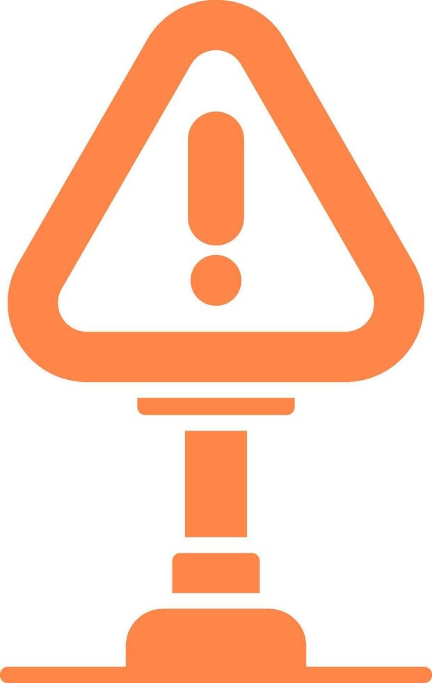 Traffic Sign Creative Icon Design vector