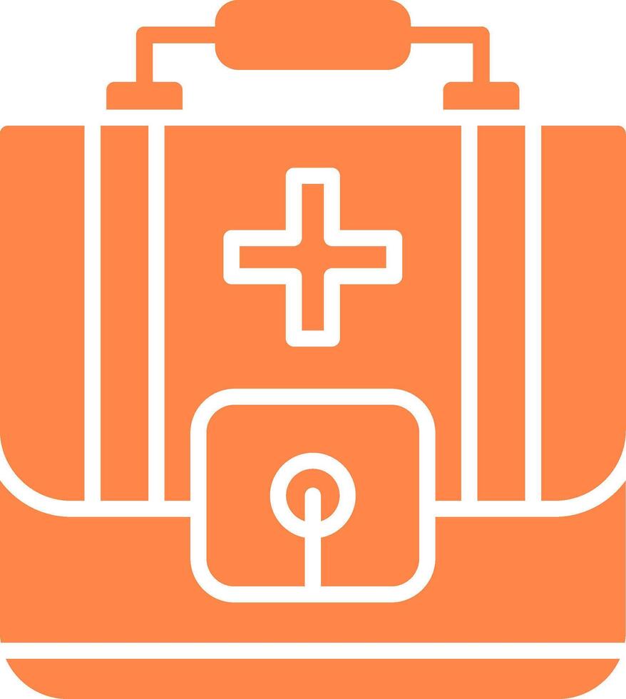 First Aid Kit Creative Icon Design vector