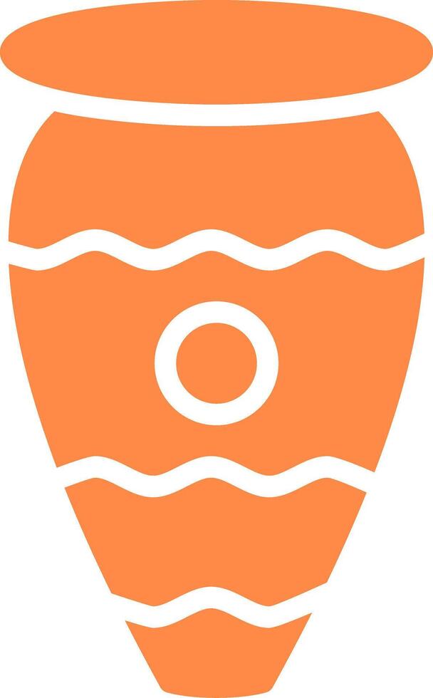 Vase Creative Icon Design vector