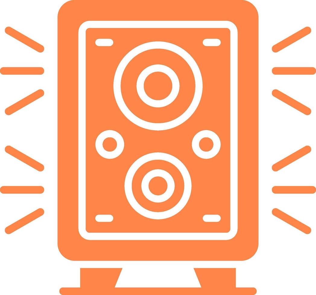 Speaker Creative Icon Design vector