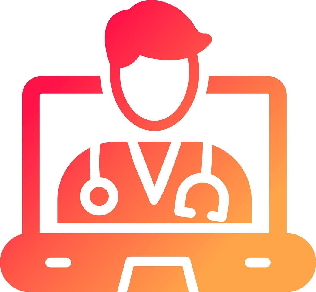 Digital Medicine Creative Icon Design vector