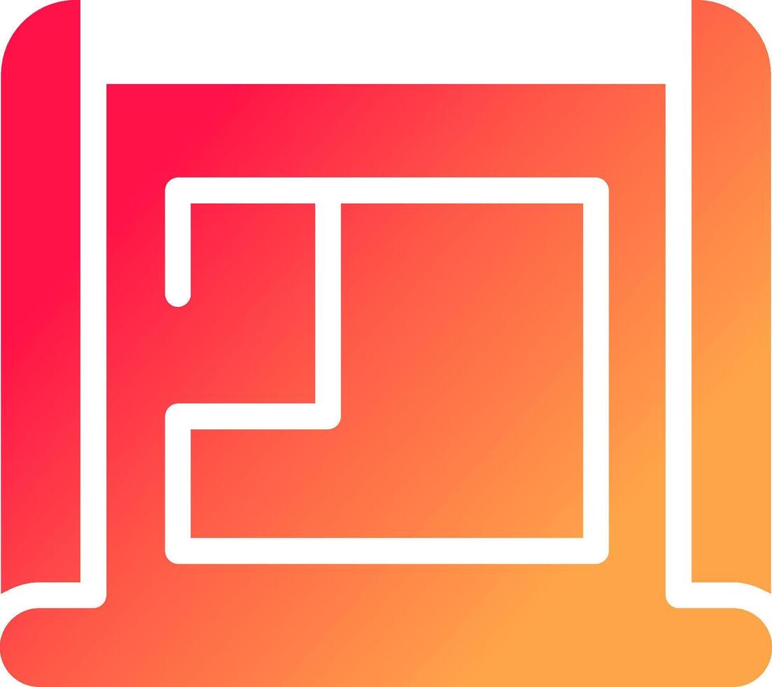 Blueprint Creative Icon Design vector