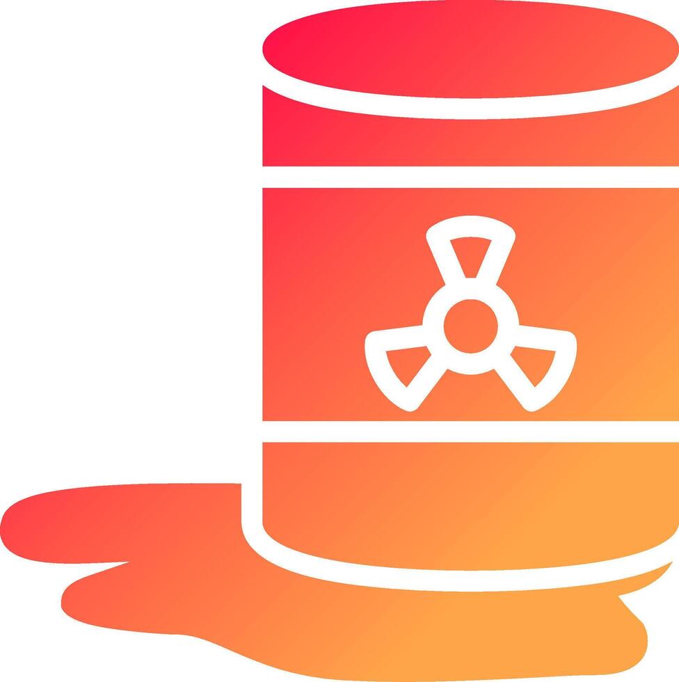 Toxic Waste Creative Icon Design vector