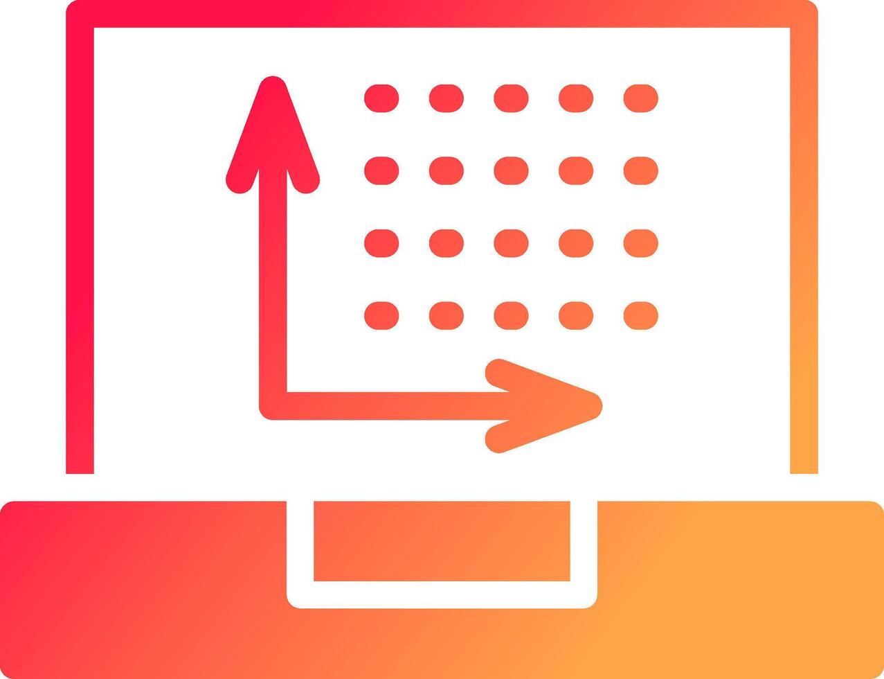 Dots Per Inch Creative Icon Design vector
