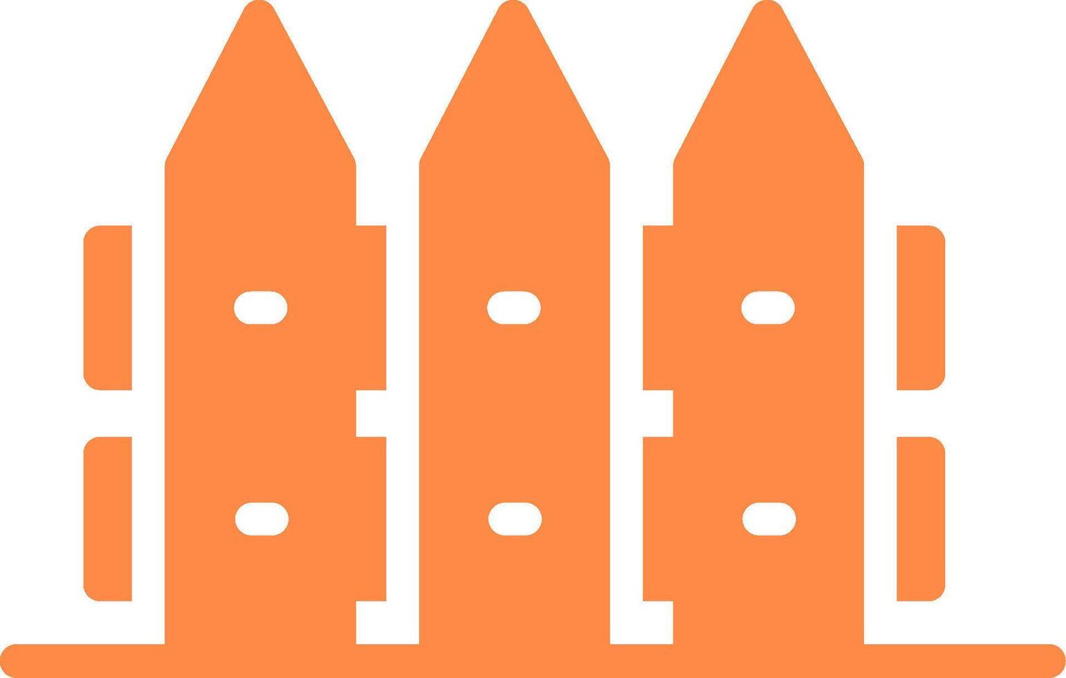 Fence Creative Icon Design vector