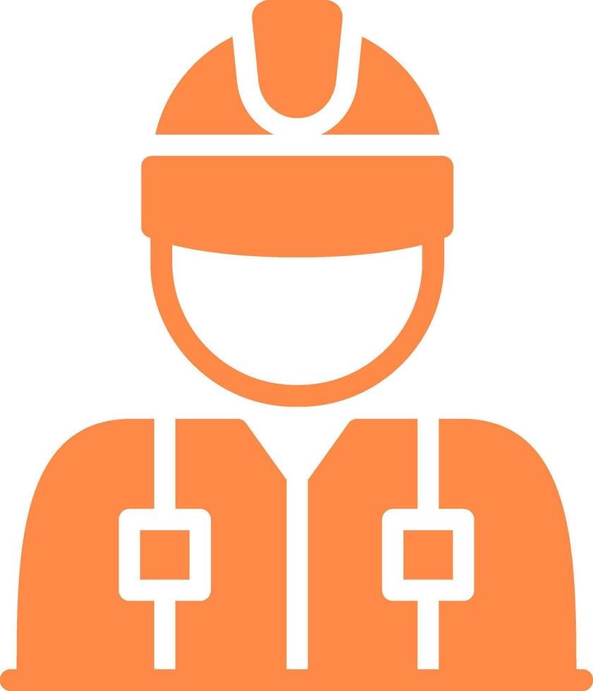 Worker Creative Icon Design vector