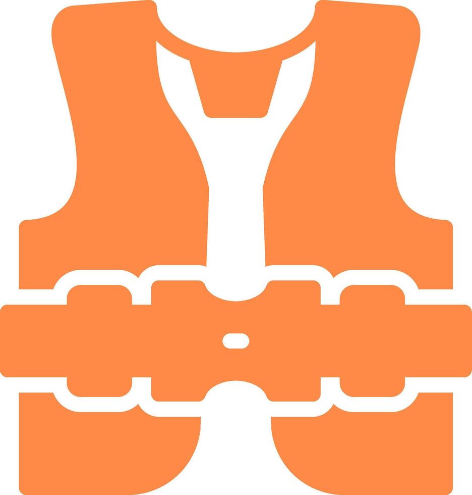 Life Jacket Creative Icon Design vector