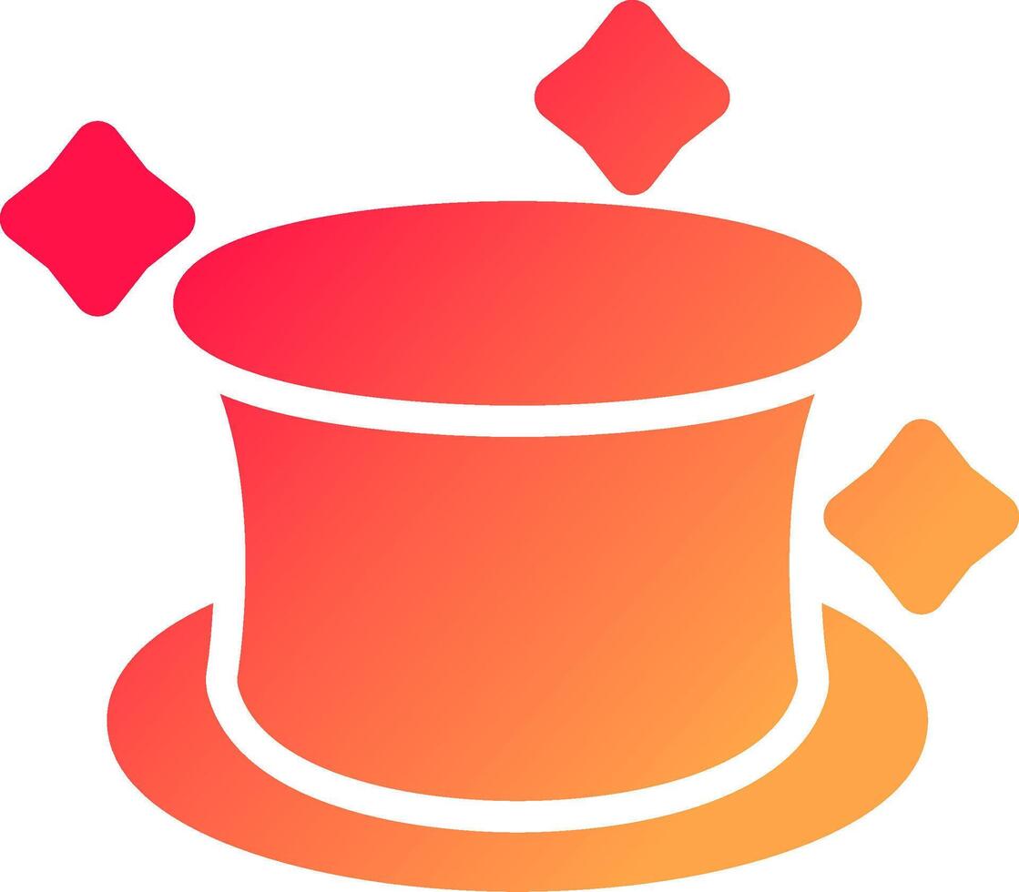 Magic Hat Creative Icon Design vector
