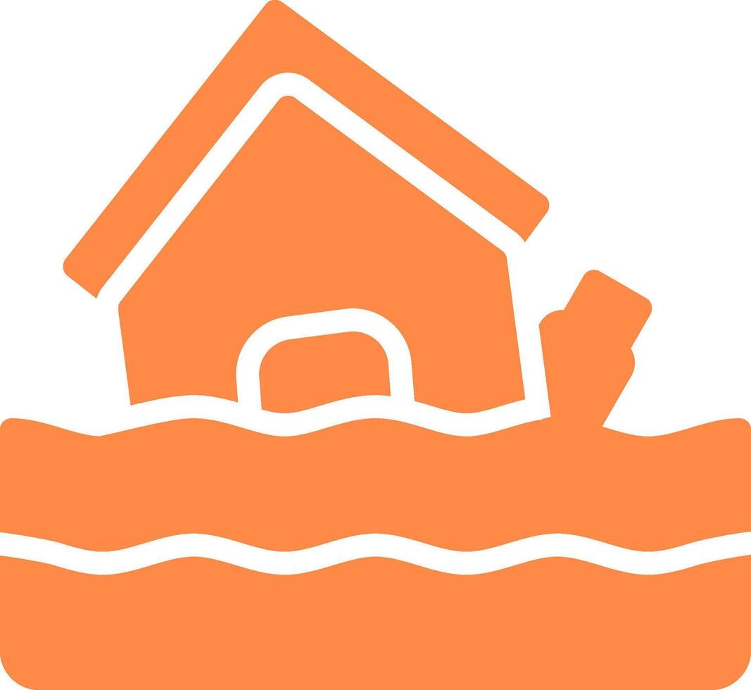 Flood Creative Icon Design vector