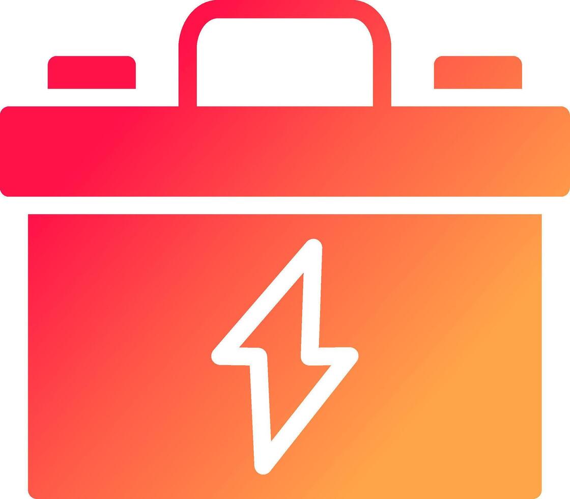 Battery Creative Icon Design vector