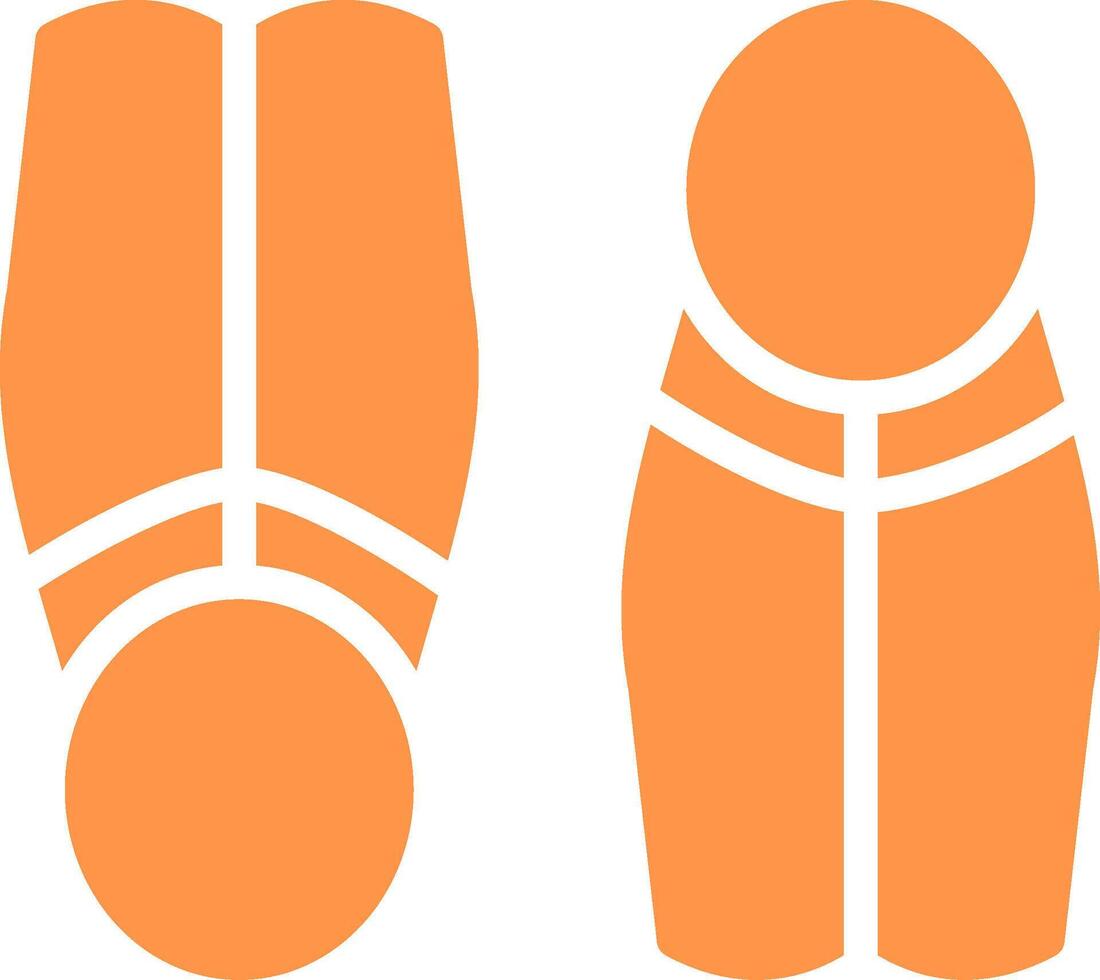 Flippers Creative Icon Design vector