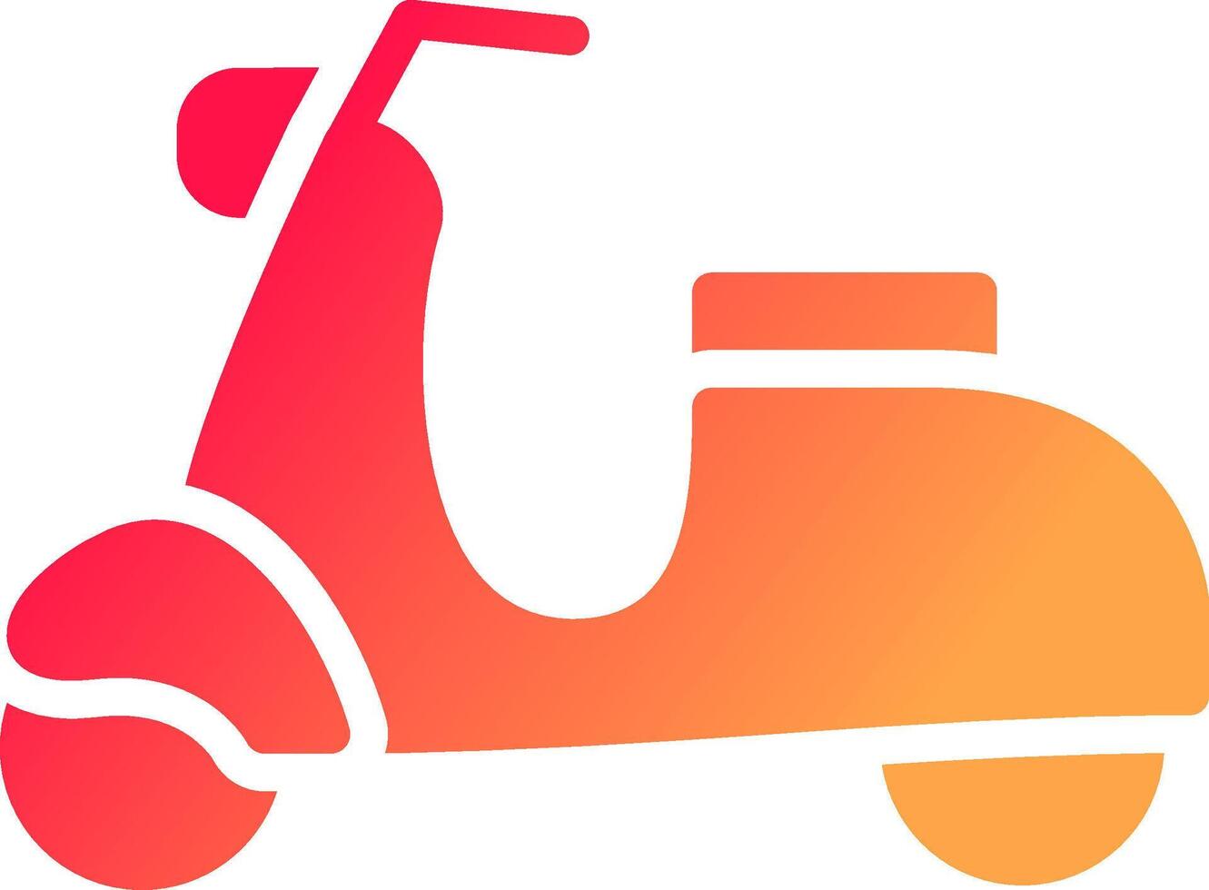 Scooter Creative Icon Design vector