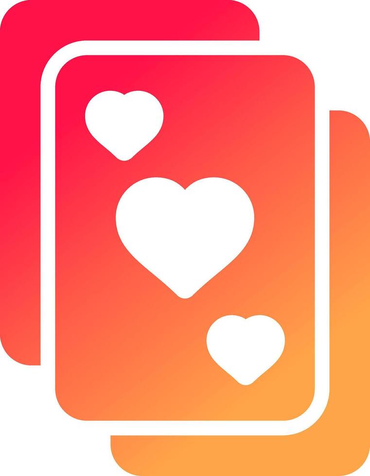 Playing Cards Creative Icon Design vector