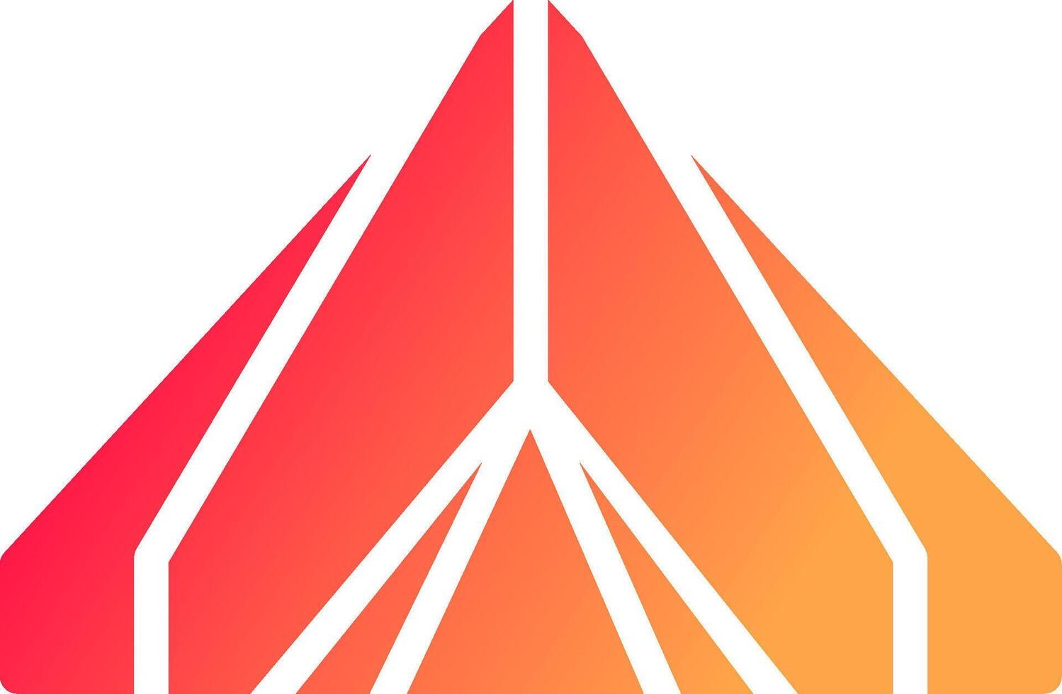 Camping Creative Icon Design vector