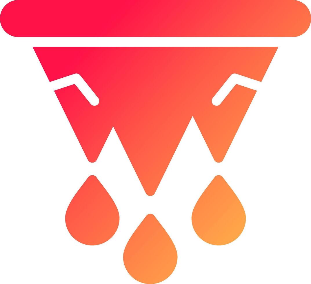 Ice Melting Creative Icon Design vector