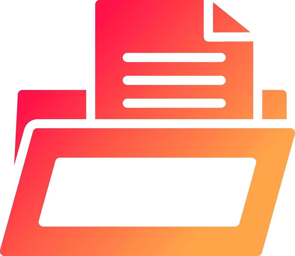 Folder Creative Icon Design vector