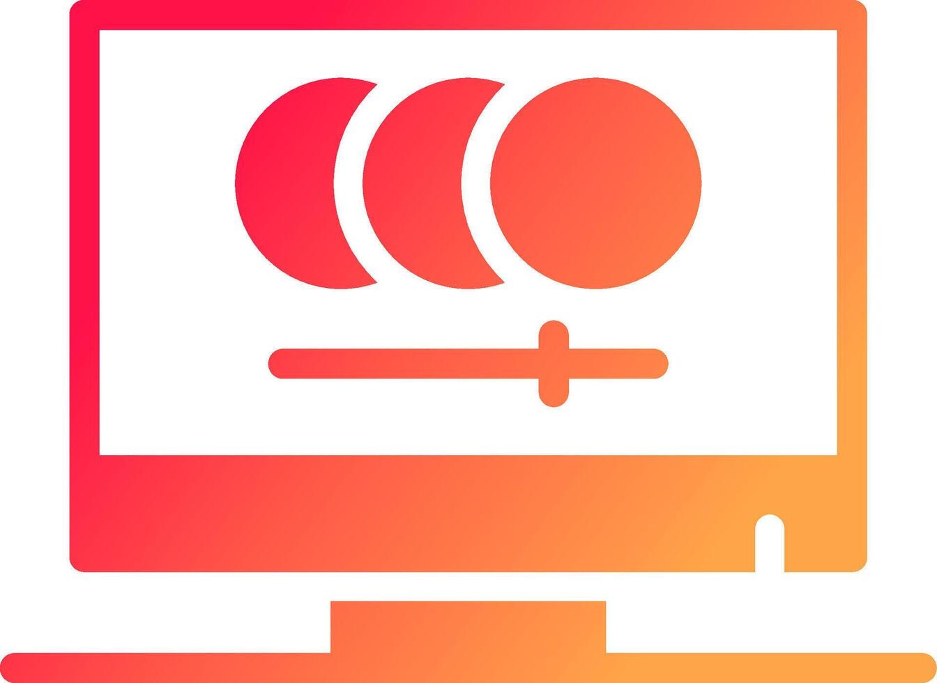 Digital Animation Creative Icon Design vector