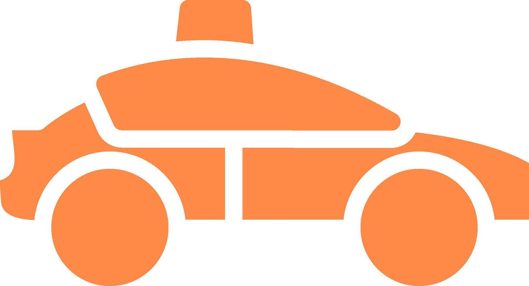 diseño de icono creativo de coche de policía vector