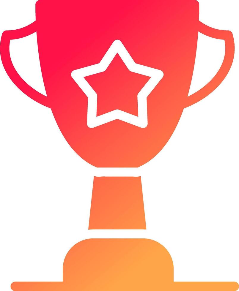 Trophy Creative Icon Design vector