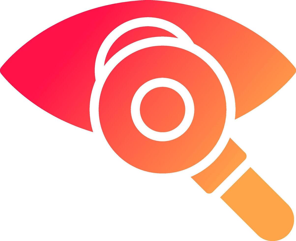 Eye Test Creative Icon Design vector