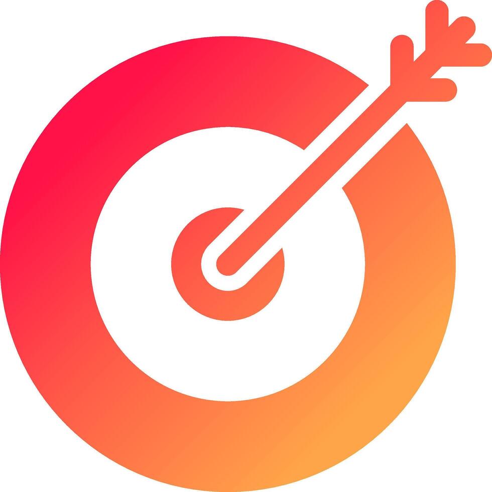 Dartboard Creative Icon Design vector