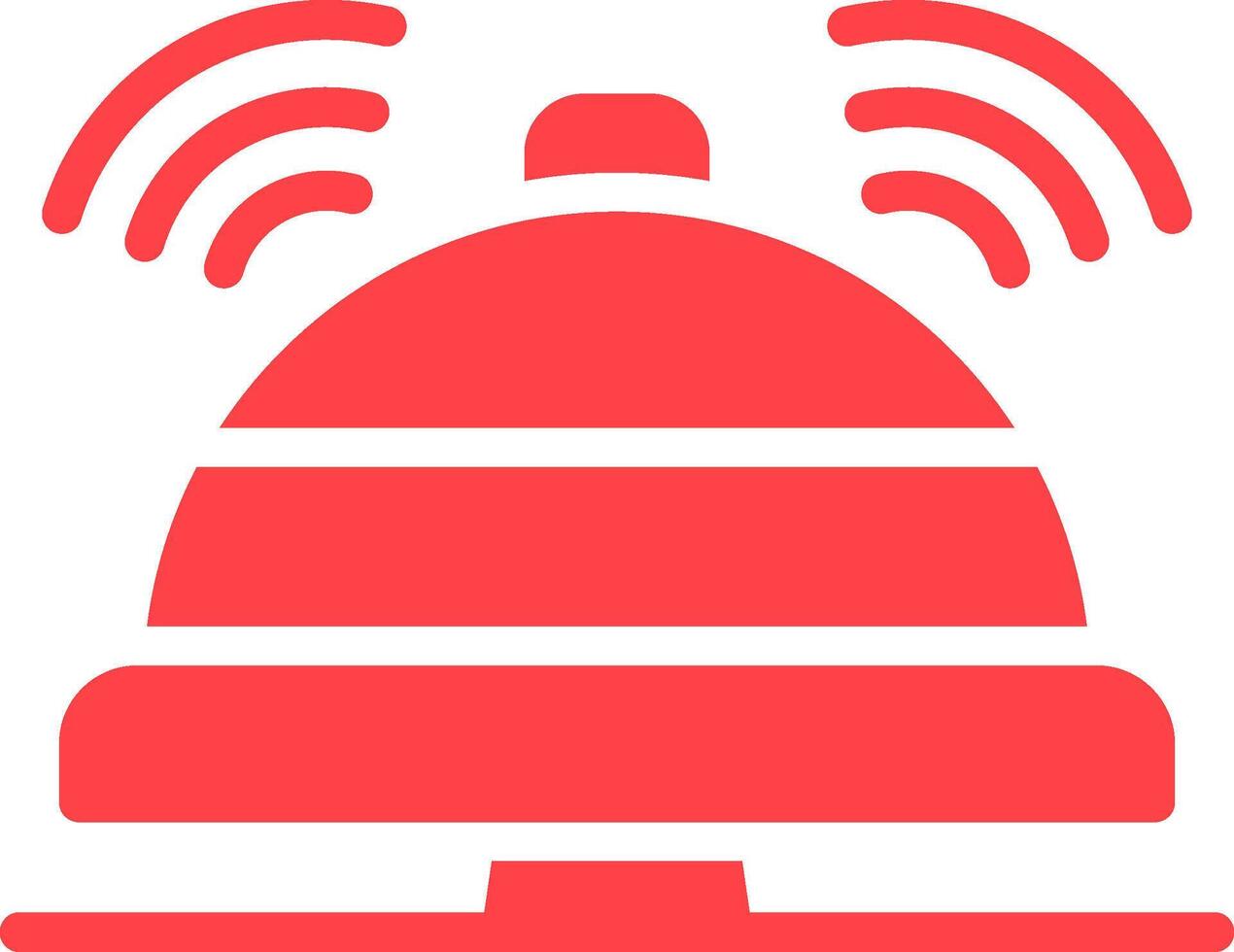 Reception Bell Creative Icon Design vector