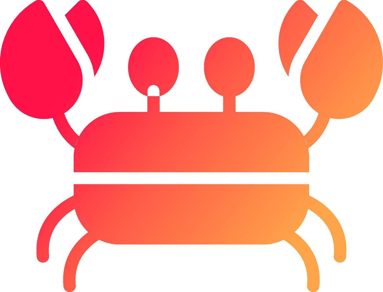 Crab Creative Icon Design vector