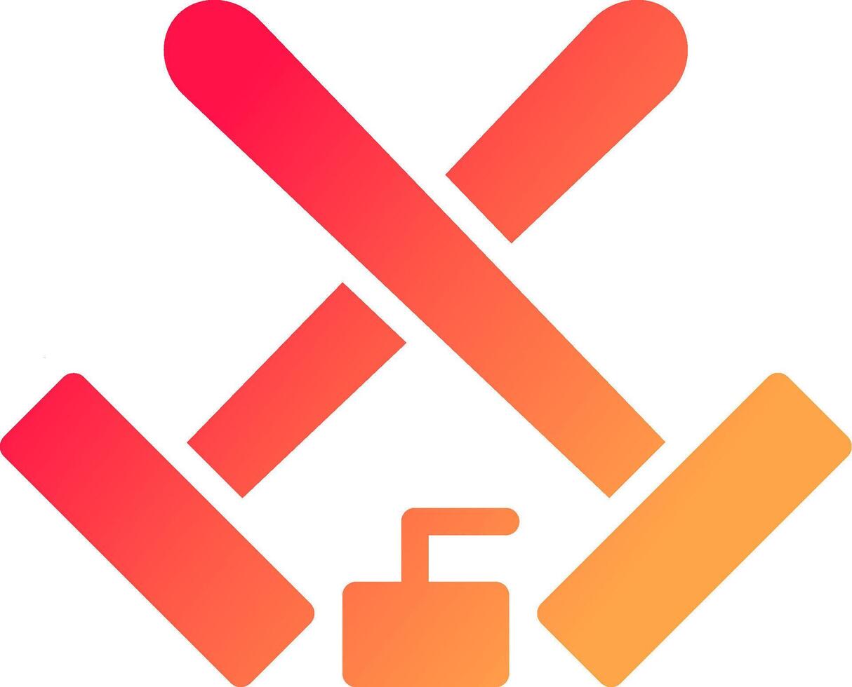 Curling Creative Icon Design vector