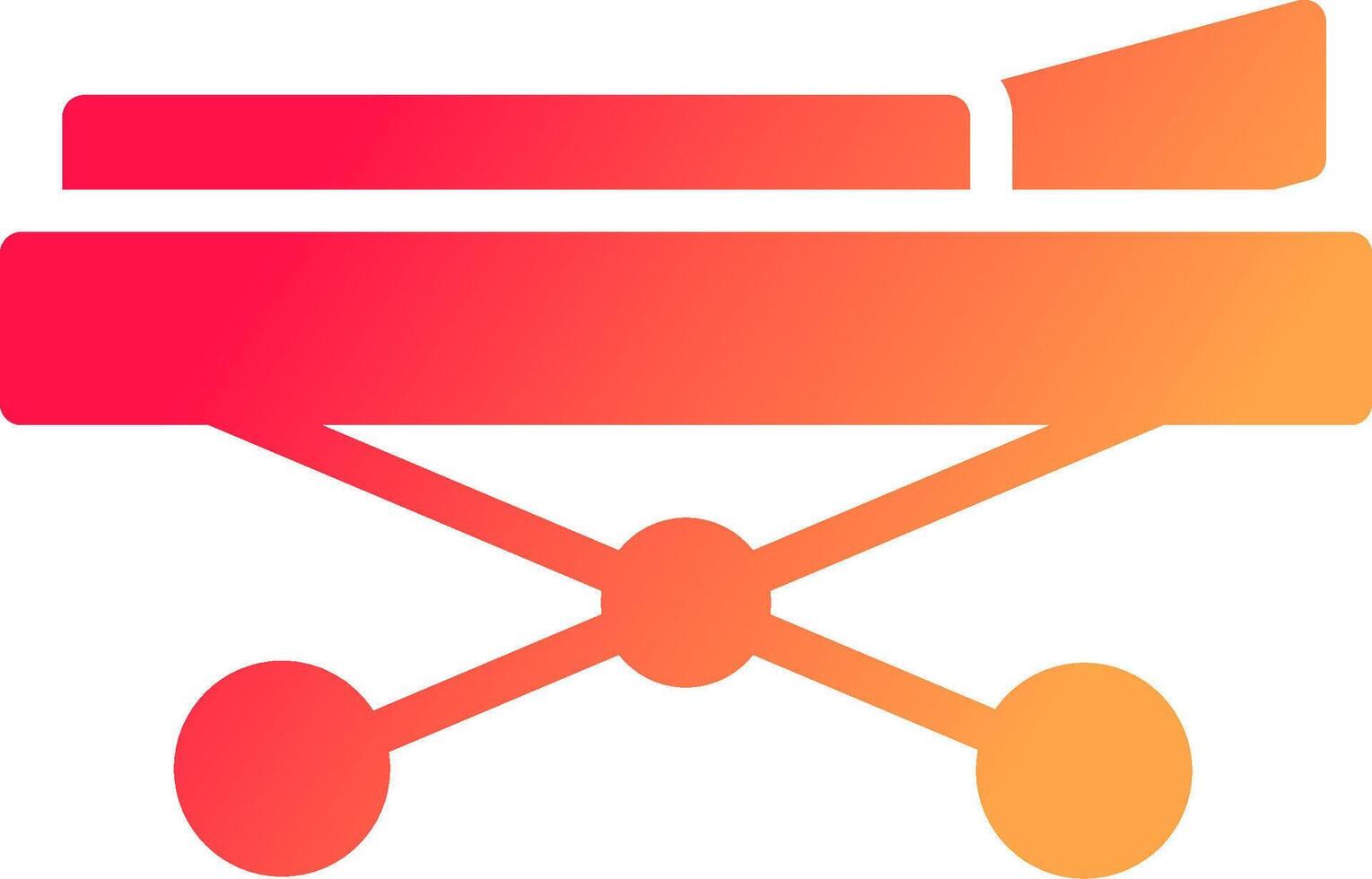 Stretcher Creative Icon Design vector