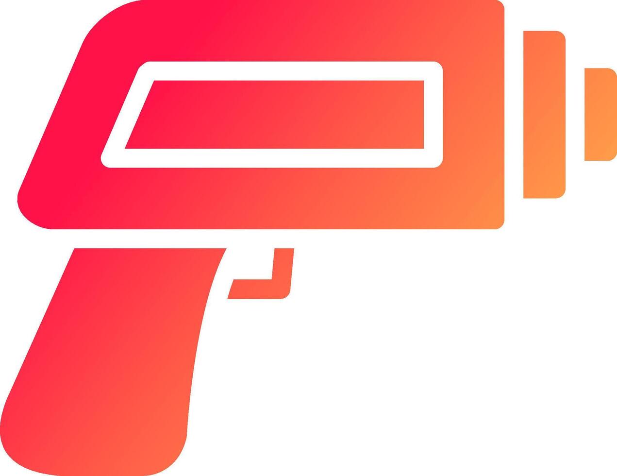 diseño de icono creativo de pistola de termómetro vector