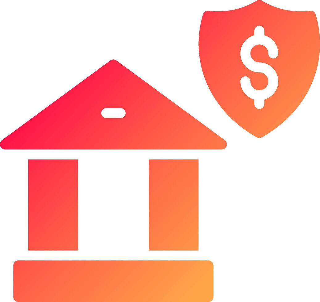 Banking Security Creative Icon Design vector