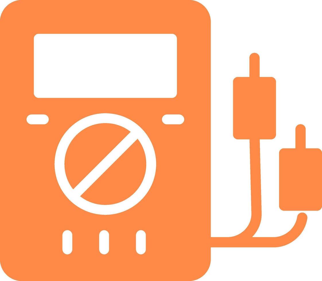 Voltmeter Creative Icon Design vector