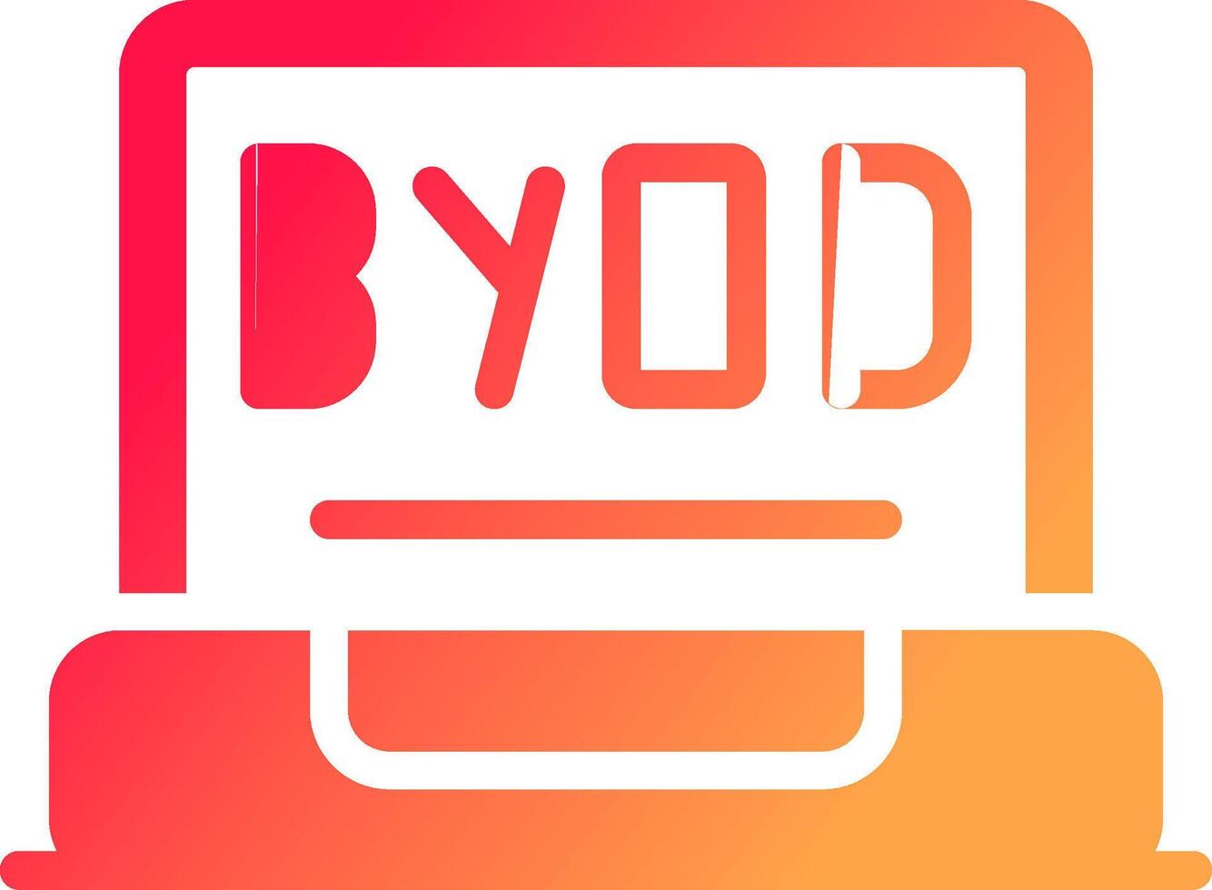 BYOD Tour Creative Icon Design vector