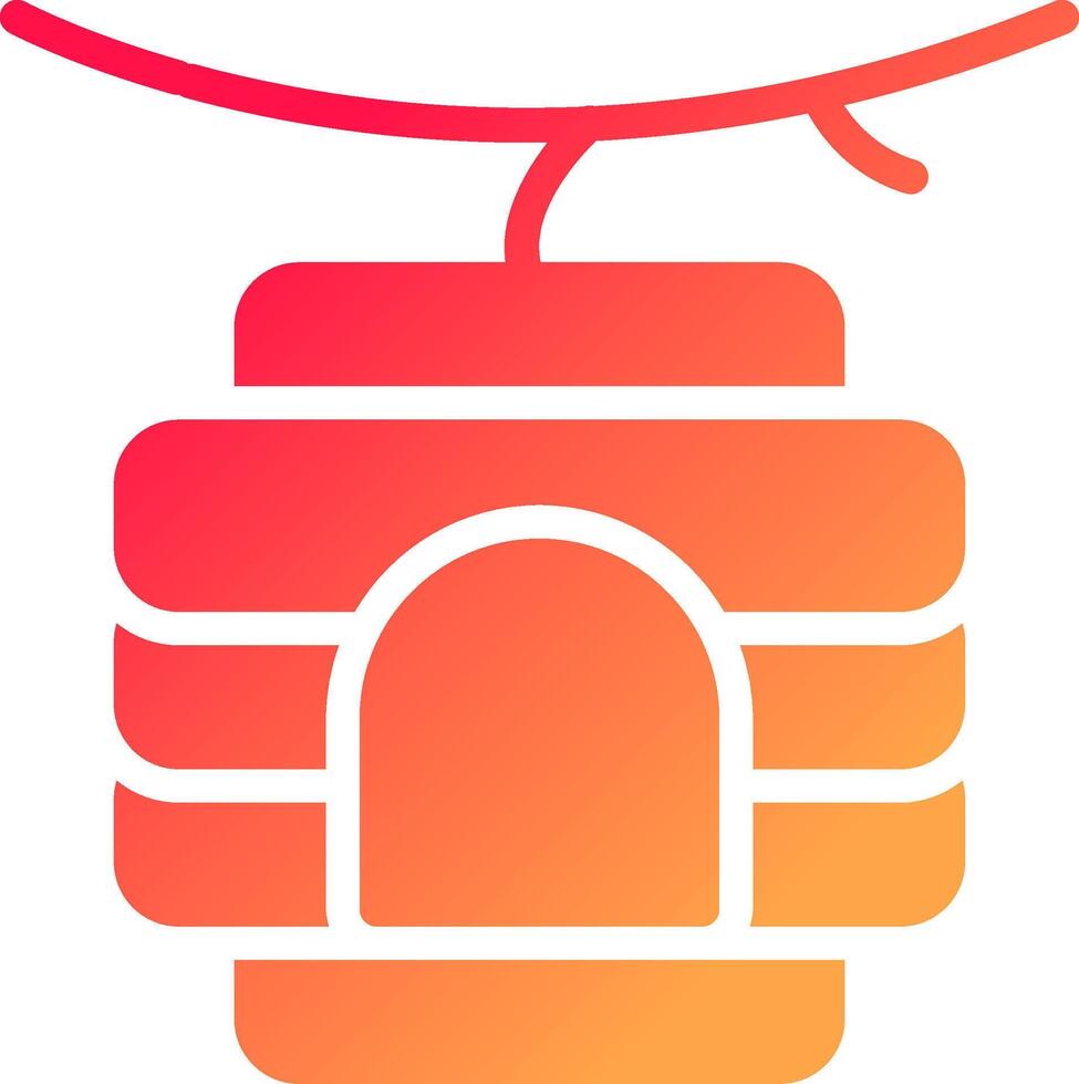 Bee Hive Creative Icon Design vector
