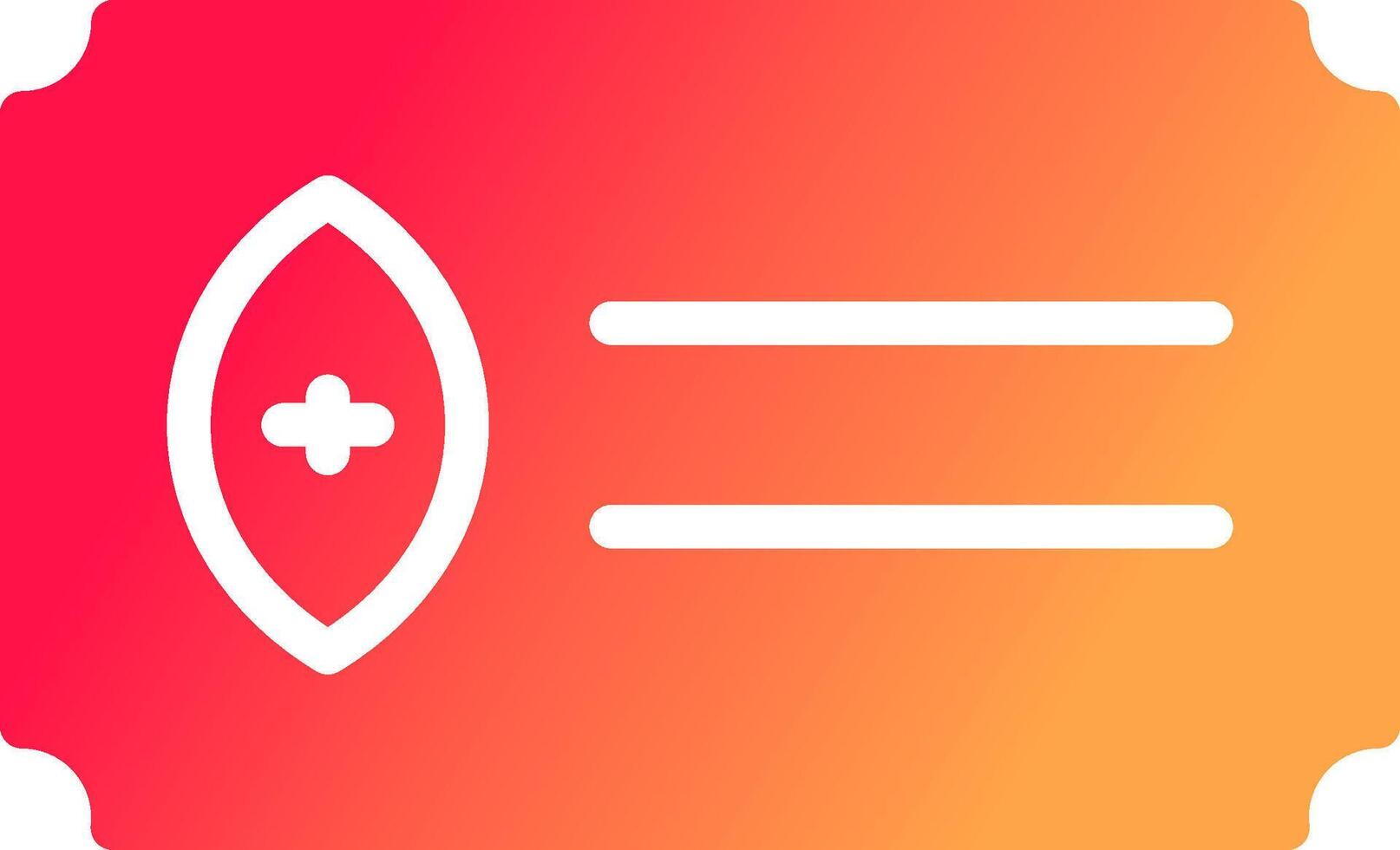 Ticket Creative Icon Design vector