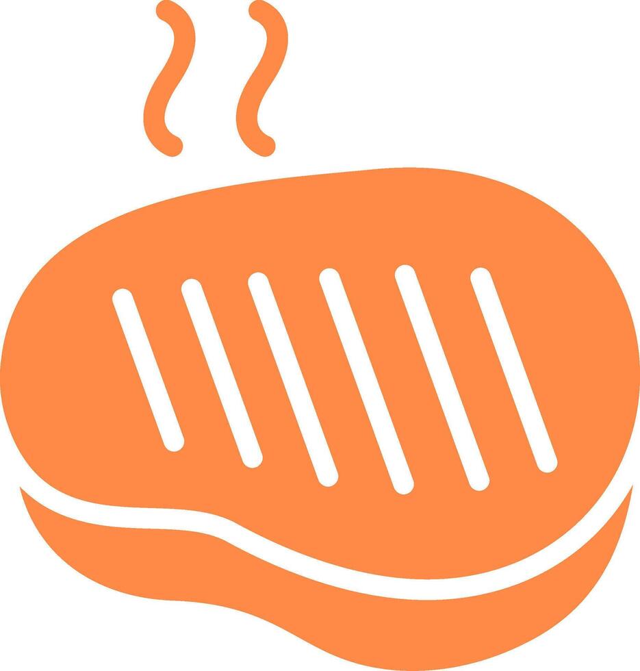 Steak Creative Icon Design vector