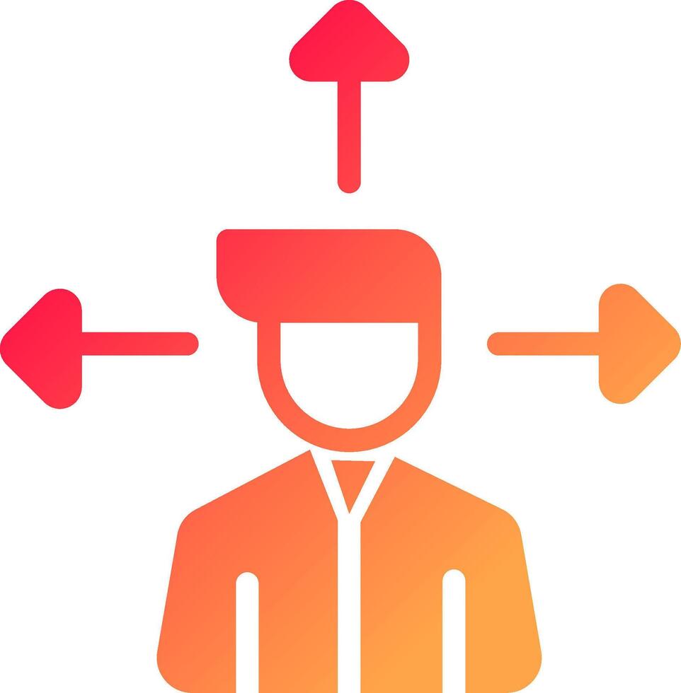 Outsource Management Creative Icon Design vector