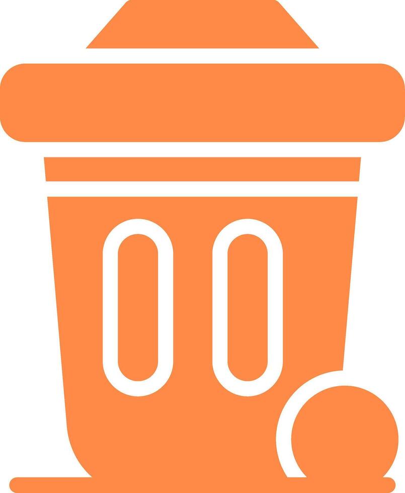 diseño de icono creativo de cubo de basura vector