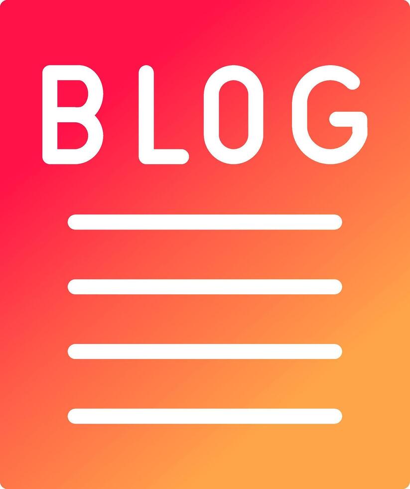 Glyph Gradient Design vector