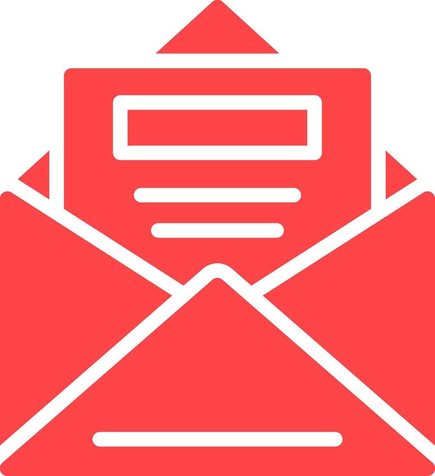 Open Email Creative Icon Design vector