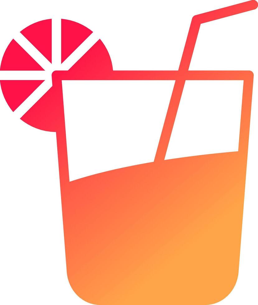 Cocktail Creative Icon Design vector