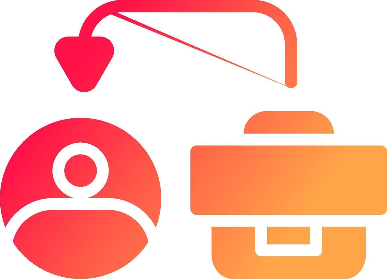 Glyph Gradient Design vector