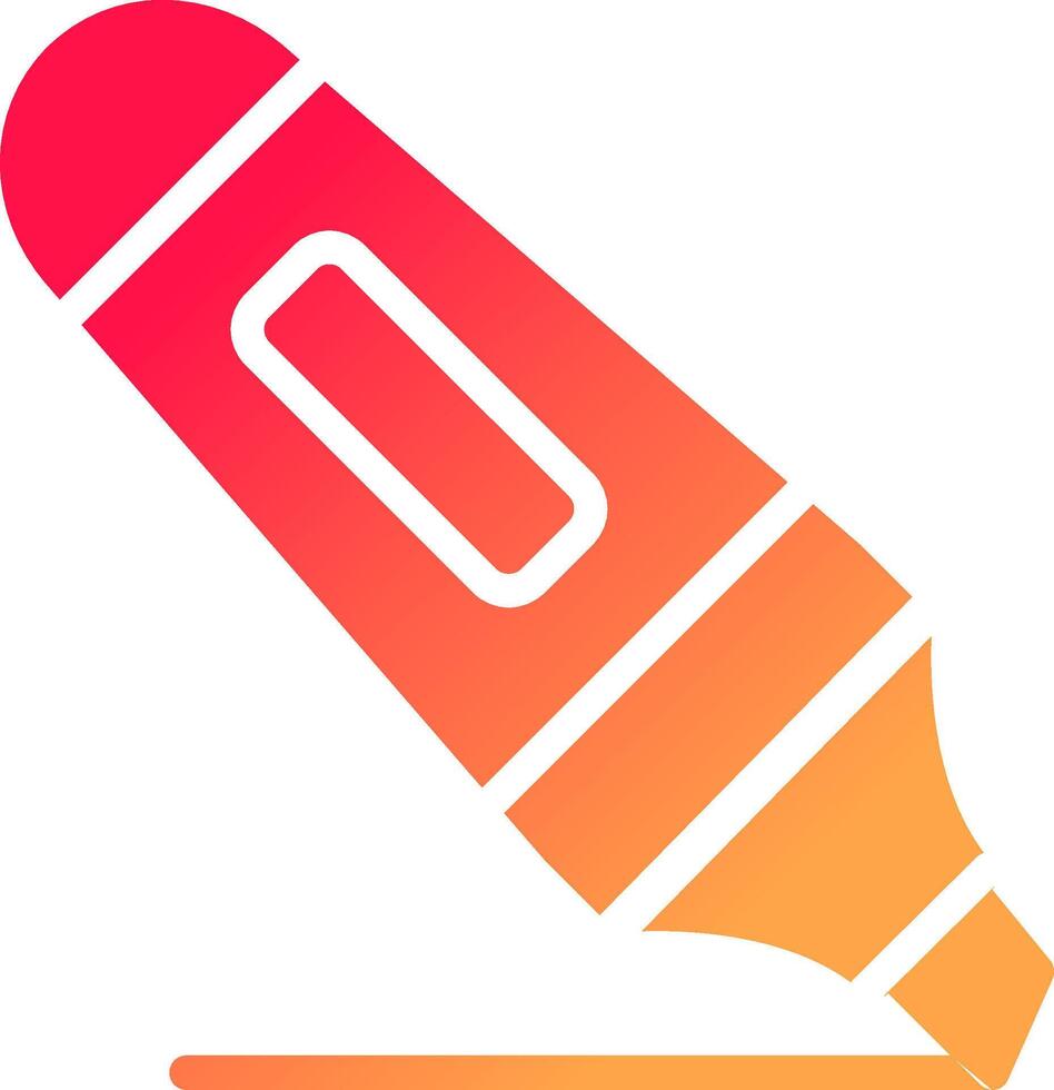 Marker Creative Icon Design vector