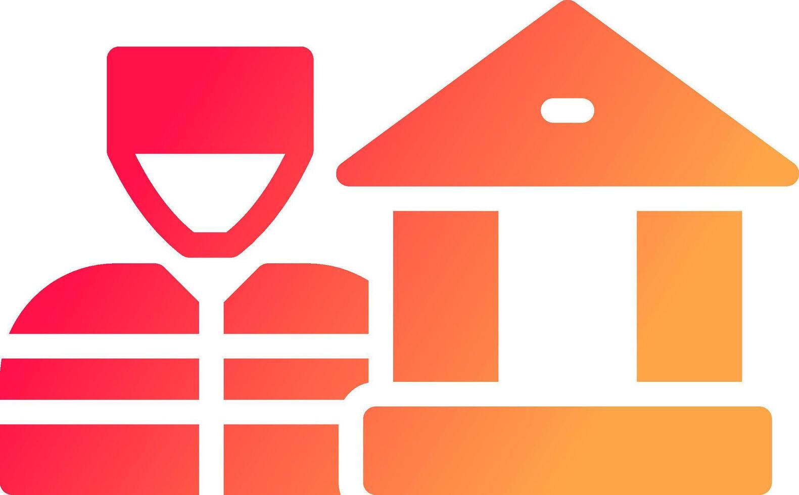 Bank Robbery Creative Icon Design vector