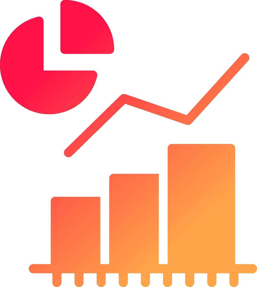 Statistical Analysis Creative Icon Design vector