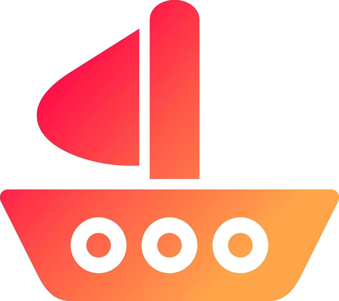 Boat Creative Icon Design vector