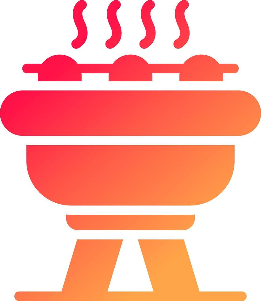 Barbecue Creative Icon Design vector