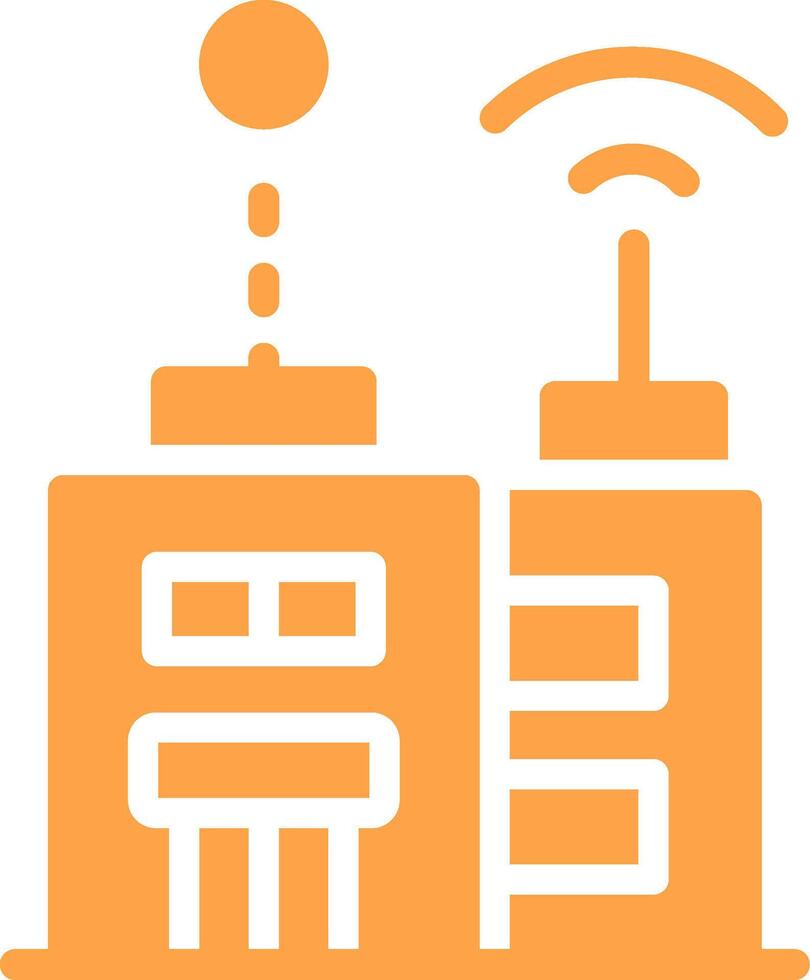 Smart City Creative Icon Design vector