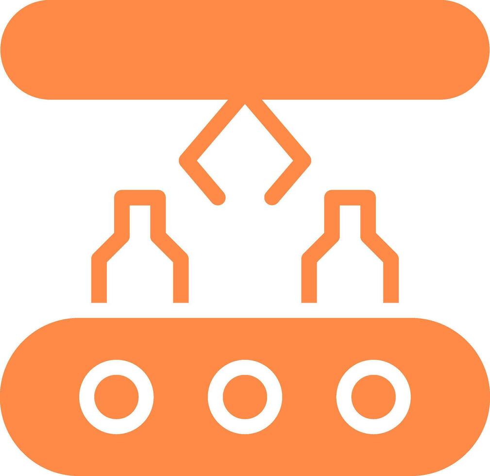 Conveyor Belt Creative Icon Design vector