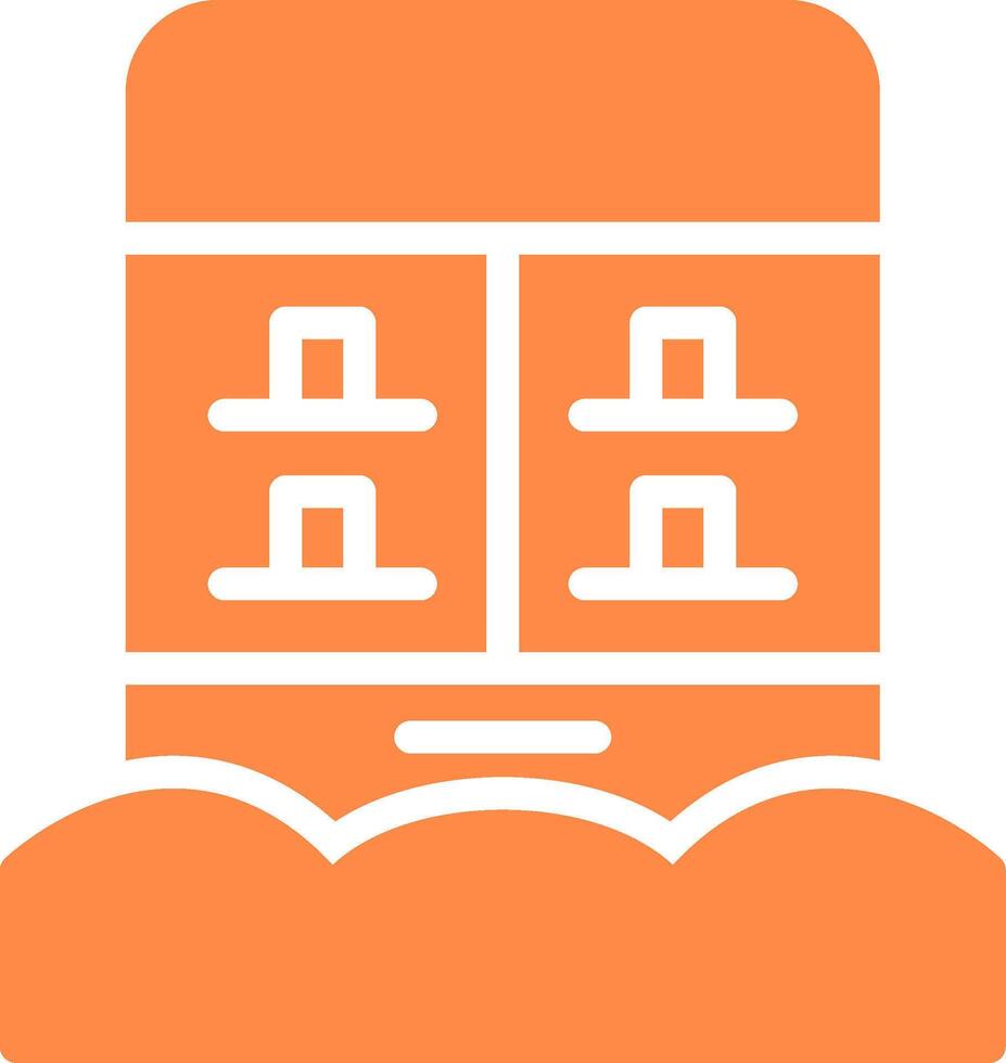 Vending Machine Creative Icon Design vector